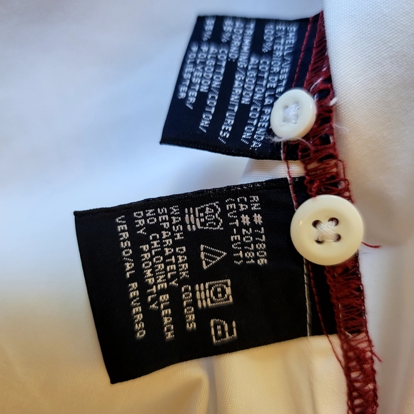 Vintage y2k Tommy Hilfiger Tommy Jeans button down shirt M Red White & Blue - Picture 4 of 6